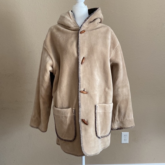 Denali plush fleece reversible jacket coat - Picture 6 of 17